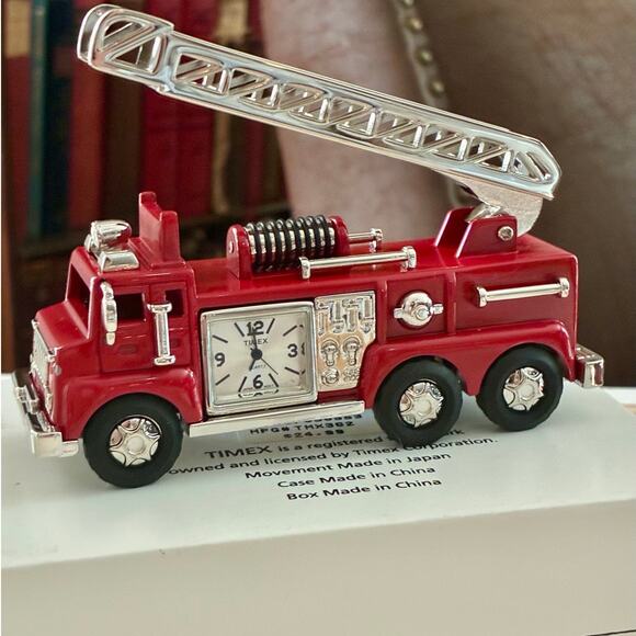 Timex Collectible Mini Clock – Fire Truck – NIB - Picture 1 of 3
